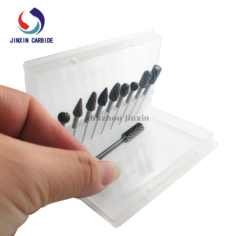 Alta qualidade 3*6 10pcs Tungstênio Carboneto Rotary Burr Set
