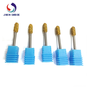 Babras rotativas de carboneto de tungstênio de 6 mm com revestimento de ouro