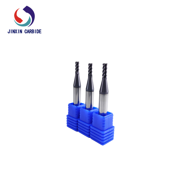 Fresas de topo de carboneto de tungstênio HRC 60 para corte de aço