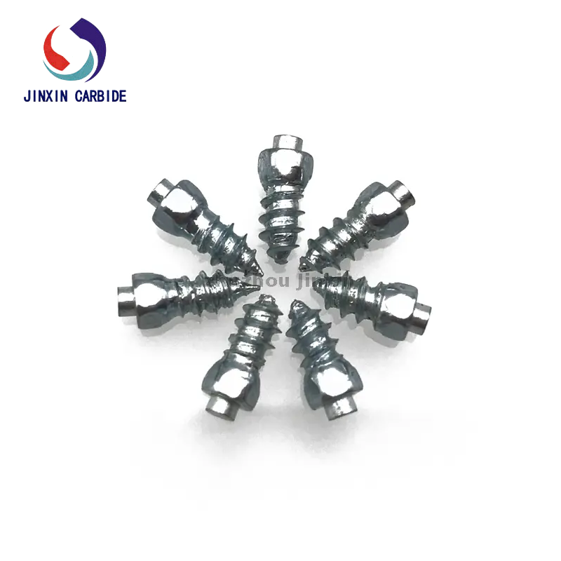 Parafuso de pinos de pneus antiderrapantes para neve JX4*4-H9 para pneu de bicicleta