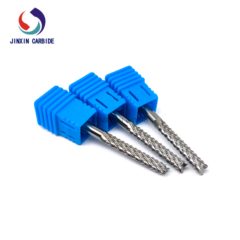 Fresa de dentes de milho de carboneto de tungstênio 4*25*50mm para placa de circuito PCB