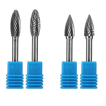 Qual é a diferença entre o sulco único e o sulco duplo para rebarbas rotativas de carboneto?