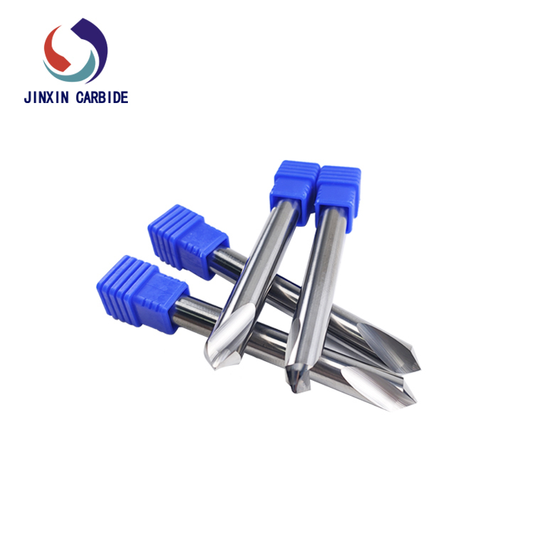 Broca central de carboneto de tungstênio de alta dureza para perfuração de metal para usinagem de peças de precisão