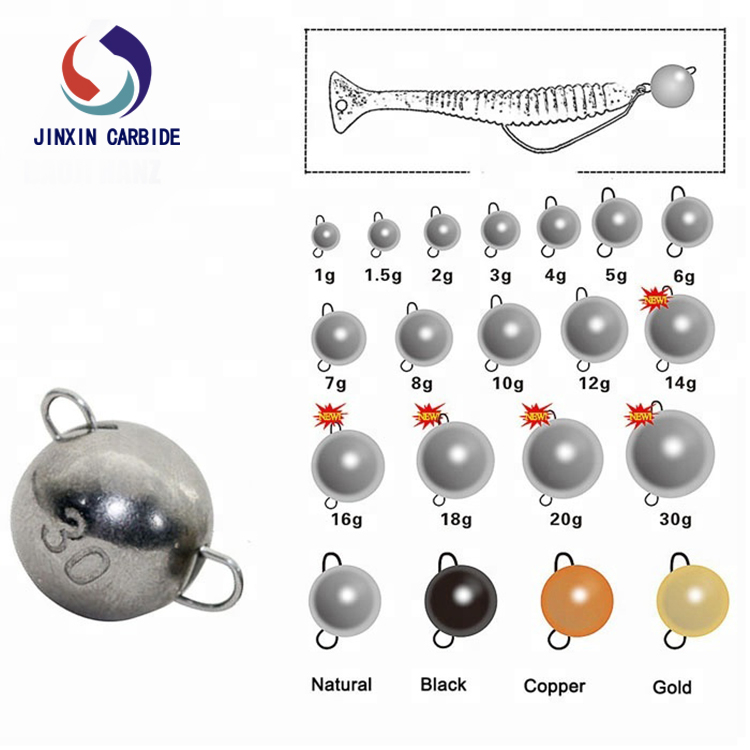 Alta qualidade Tungsten Cheburashka Chumbas para pescar 