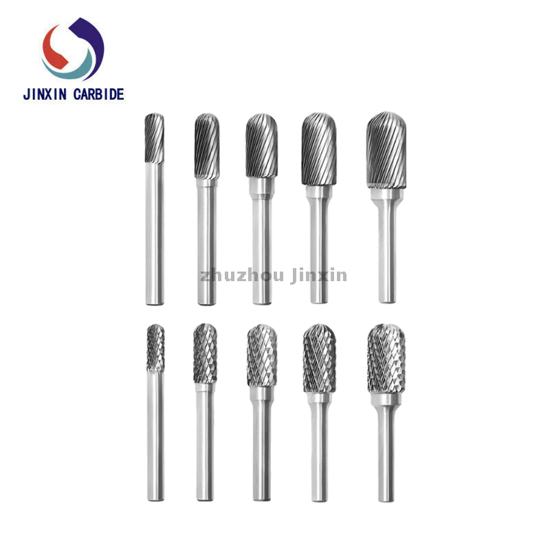 Tipo C Ball Cylindrical Nariz Tungstênio Babas rotativas de carboneto
