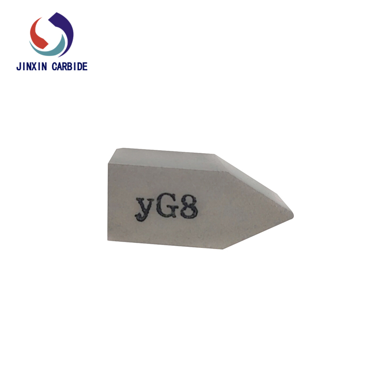 Inserções soldadas de carboneto de tungstênio YG8 C122 para torneamento de aço