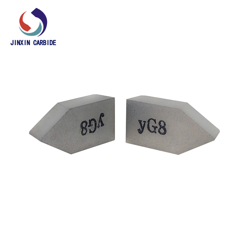 Inserções soldadas de carboneto de tungstênio YG8 C122 para torneamento de aço